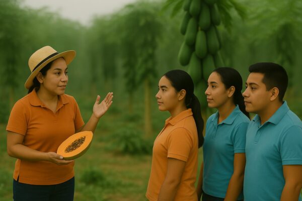 Training on hybrid papaya production